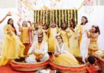 Haldi decoration & celebration